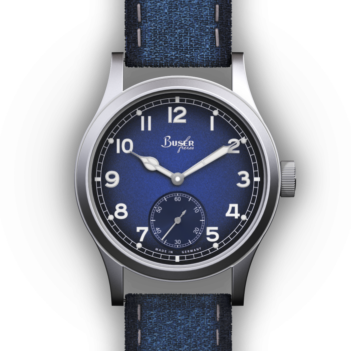 GSTP 38 mm Blau SS